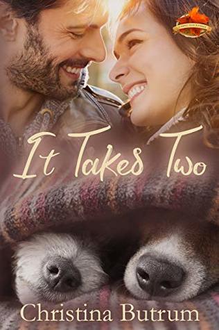 It Takes Two by Christina Butrum. A smiling couple's torsos are replaced by two dog noses beneath a blanket, but it's creating quite the optical illusion.