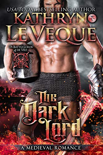 The Dark Lord by Kathyrn LeVeque. It's a shirtless man in chainmail shorts surrounded by fire.