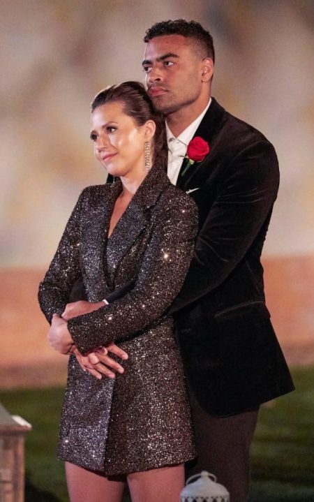 Katie and Justin watch a concert