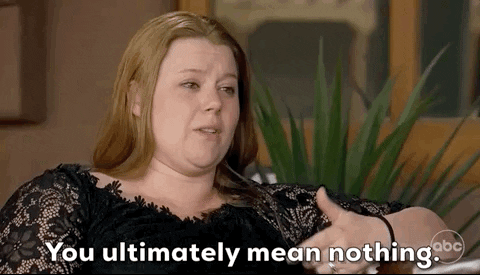 Lindsey says ultimately you mean nothing