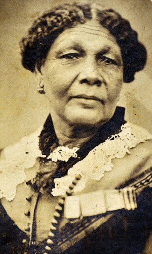 sepia toned picture of Mary Seacole as an older woman