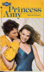 Princess Amy in a blue swimsuit and a guy in a yellow sweater with very curly hair who looks about 30 is behind her it's creeeeeeepy