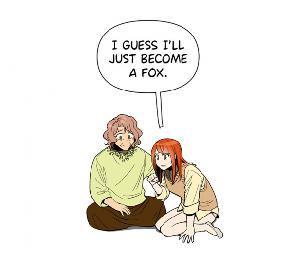 Yunha saying to Madam Bong, her grandma, I guess I'll just have to become a fox.