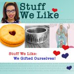 Stuff We LIke: We Gifted Our selves! With a picture of a jammy dodger, a ring and a cross stitch pattern
