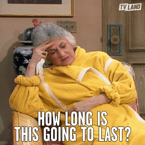 Bea Arthur says how long is this going to last