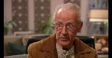 Grandpa John looks skeptical.