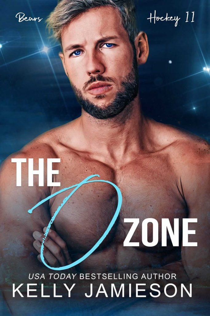The O Zone by Kelly Jamieson. A sullen and shirtless blond man is looking at us. The O in the title is circling his right nipple.