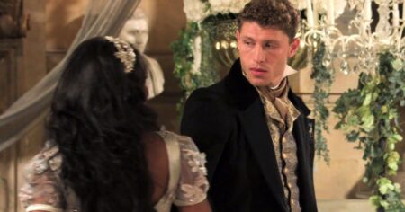 Mr. Chapman and Nicole dance