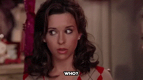 One of the actresses from Mean Girls looks alarmed and says WHO?