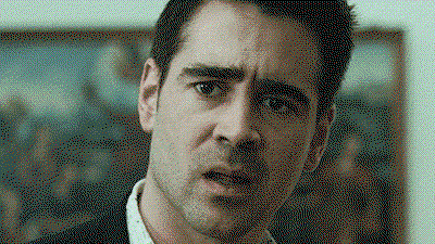 Colin Farrell is disgusted