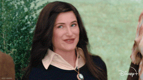 Agatha Harkness winks