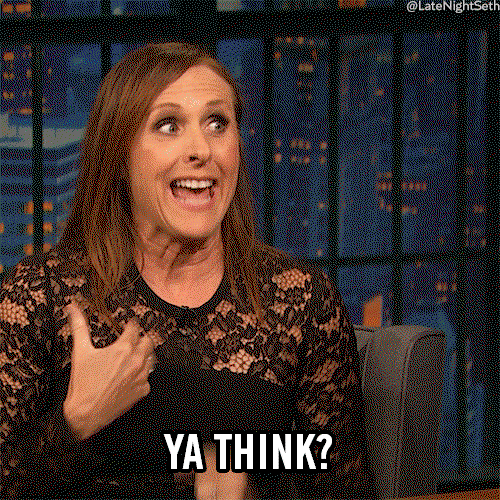Molly Shannon says "ya think?"