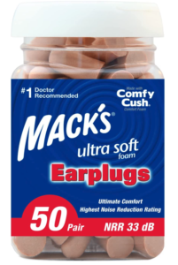 Mack's Ultrasoft ear plugs,