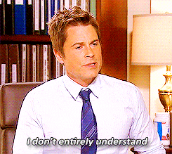 Rob Lowe says I don't entirely understand