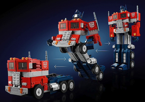 LEGO Optimus Prime that transforms into a truck