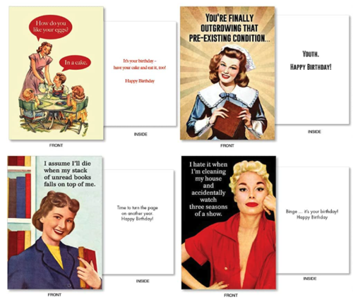 NobleWorks Vintage illustration card set samples