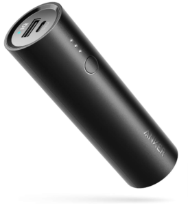 black metal tube shaped backup battery 