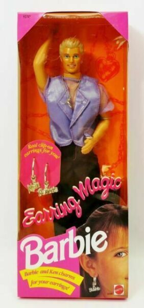 Earring magic ken in a box. He was a ken doll with interchangable earrings from the 90's