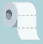 an emoji of toilet paper 