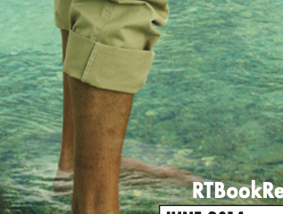 A close up of his foot in the 'water' and his feet look like they are extremely long. Like hobbit feet.