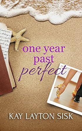 A beach with foamy ocean forming a wavy line at the top, alogside a starfish and the edge of an old book with a handwritten letter sticking out the side, and on the right side part of an image of some ballroom dancers' feet with the woman in gold strappy sandal heels