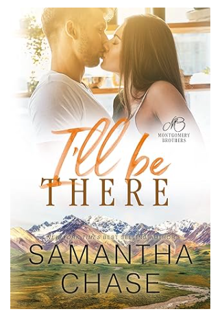 I'll Be There features an overexposed and faded image of a White man and woman kissing above a mountain landscape 