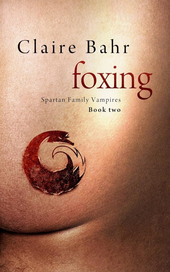 It's the exact same close up of a rounded body part and we don't know if it's a boob or a butt, with a stylized fox? burnt? carved? into the curve? It's really creeping me out.