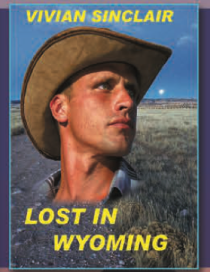 A close up of Lost in Wyoming, with this guy's head dissolving into or growing out of the gravel road.