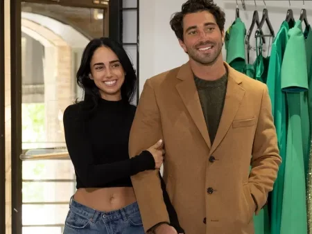 Maria and Joey walk arm and arm