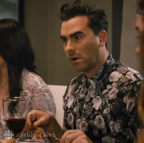 David from Schitt's Creek says ouch