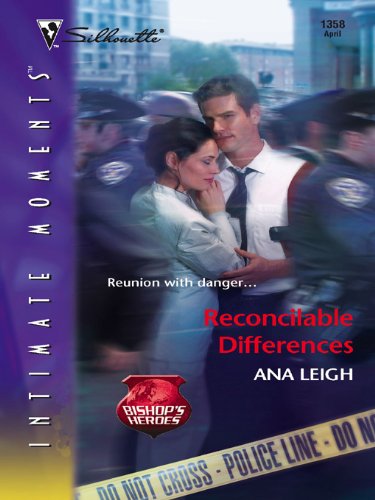 harlequin intrigue reconciliable differences a blurry photograph of a man in a tie embracing a woman in a sweater in a busy police scene surrounded by cops
