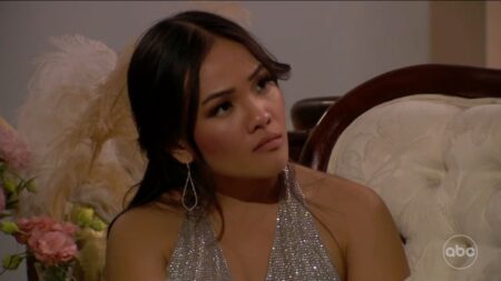 Jenn glares at Aaron.