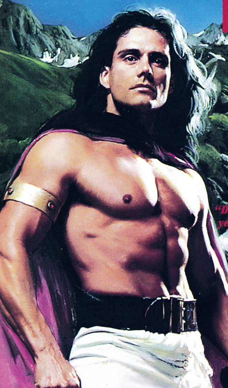 A close up of the illustrated chest of deSalvo and the shadow south of his nipple looks like another nipple.