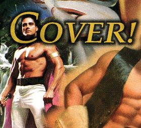 The word COVER! with with the C circling John DeSalvo's head, and the illustration is the same as the one from the inside cover
