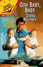 A man with a doubtful expression holds two babies over a taxi cab