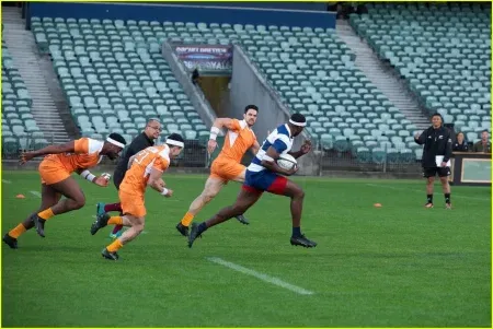 An action shot from the game