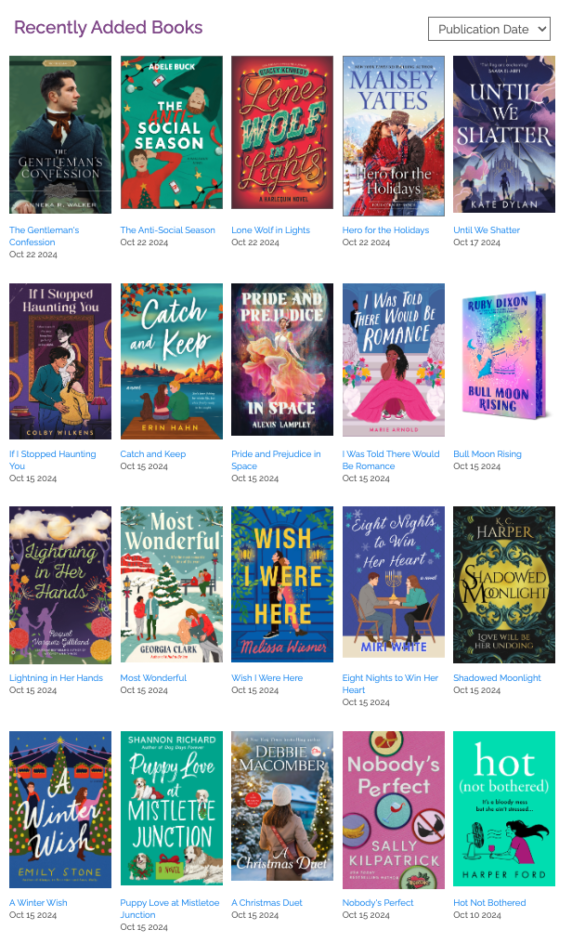 A screenshot of NetGalley showing a LOT of green covers, most of them illustratred, and not as clear in tone or angst level 