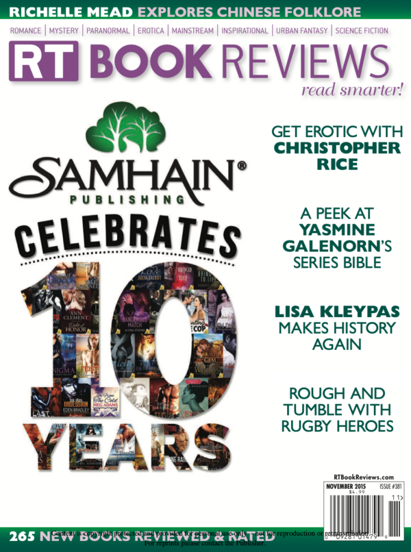 Samhain celebrates 10 years -the november 2015 cover of RT. It's just a collage of covers inside the 10 and Years 