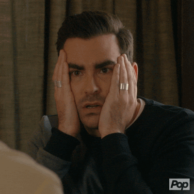 David from Schitt's Creek is appalled