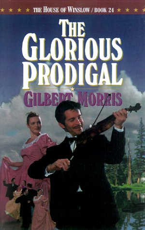 A man in a black suit and mustache plays a violin looking very pleased with himself, while a blonde woman in a pink lace trimmed dress looks over her shoulder at him