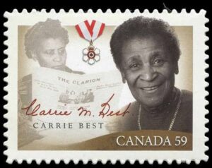 Carrie Best postage stamp