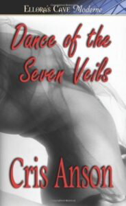 Dance of the Seven Veils by Cris Anton - a black and white photo of an abdomen I think bending backwards but only visible from the ribs to the hip, with some kind of black fabric over top. It could be a finger, a leg, a peen, it’s a mystery.