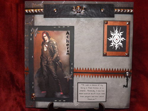 Acheron Scrapbook Layout