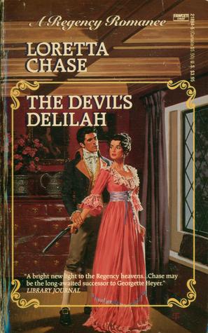 The Devil's Delilah - a woman in a pink dress holding a long barrel pistol, with a concerned man behind her - again, an illustration