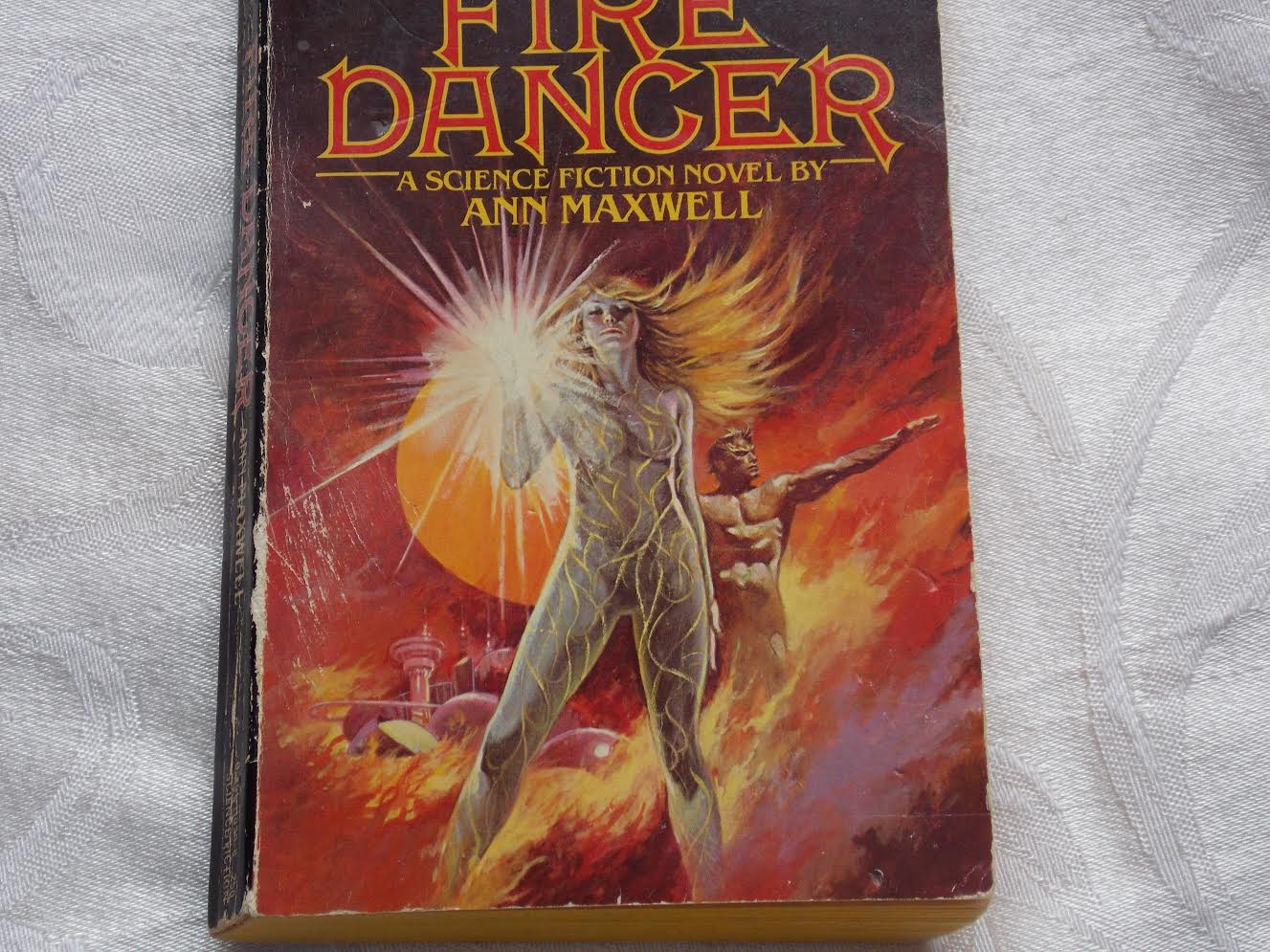 Close up - her hand has a lot of light coming out of it. Not sure why. 