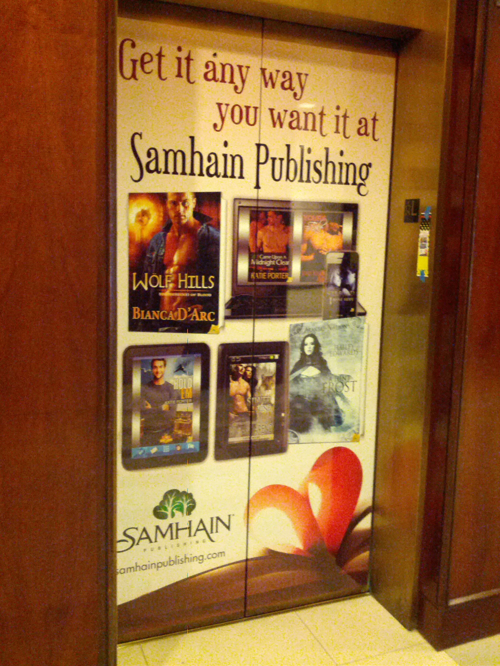 Samhain Publishing Elevator Image